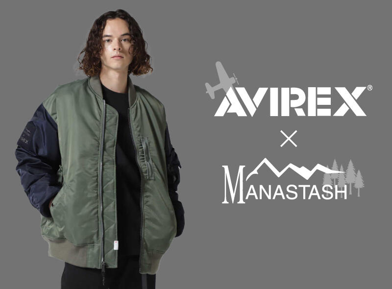 AVIREX × MANASTASH EXTRA MILEコラボアイテムが発売！｜MANASTASH 